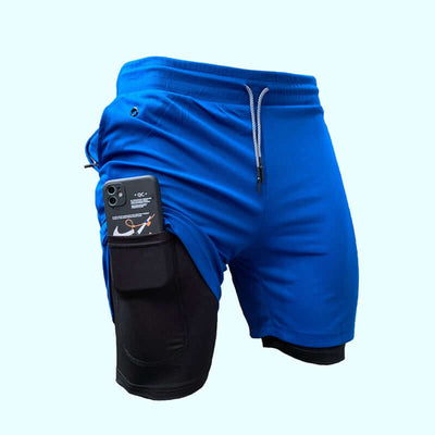 2022 Newest Running Shorts Men 2 in 1 Training Gym Shorts Fitness Men Joggers Jogging Summer Sports Shorts Workout Short Pants.